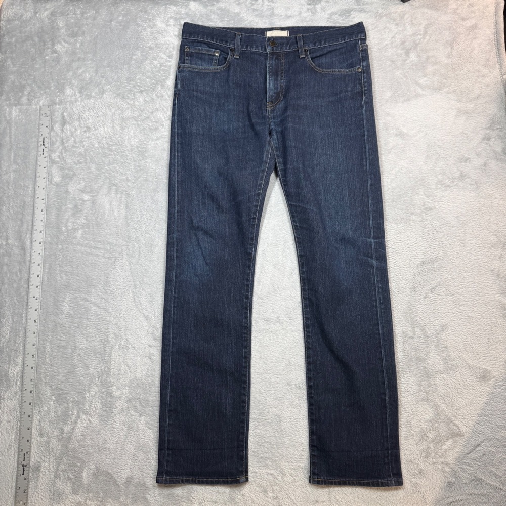 Uniqlo Slim Fit Jeans Mens 32x32 (Fits 34x31) Blue Stretch Denim Casual Y2K